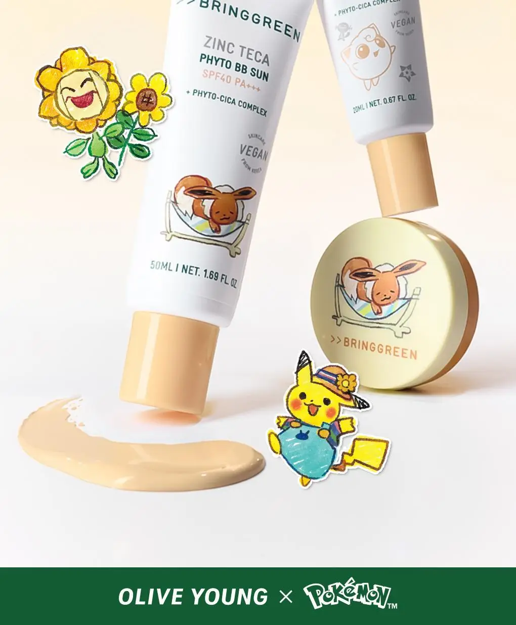 [포켓몬에디션/저자극파데프리] 브링그린 징크테카 파이토 BB 선 50mL(+BB선 20mL) 상세페이지 7